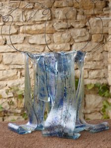 Rubanné 1. Verre et fil de fer par Philippe Marchenay